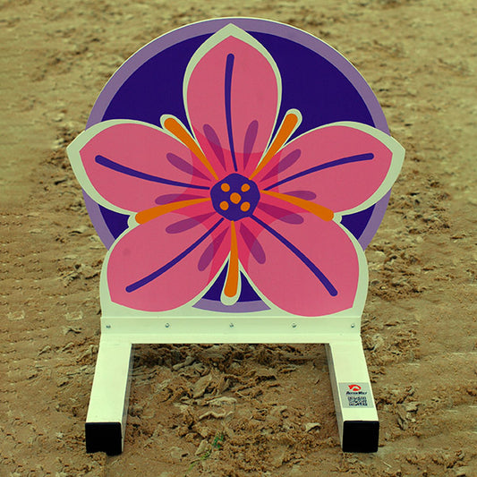 Pink Flowers Filler Small 1 Aluminium Horse Jumps / Hindernisse