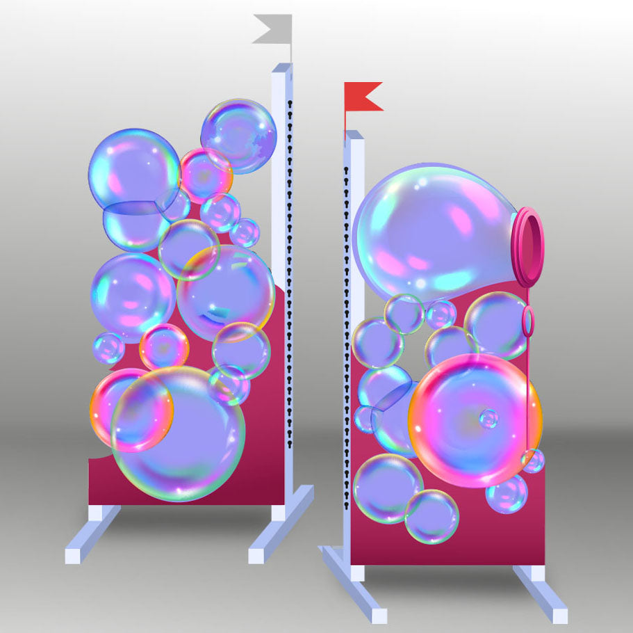 Bubbles Show Jump Stands (2) Aluminium Horse Jumps / Hindernisse