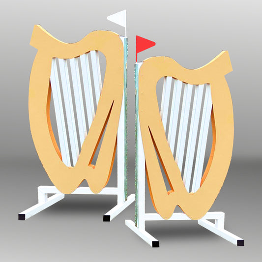 Harp Show Jump Stands (2) Aluminium Horse Jumps / Hindernisse
