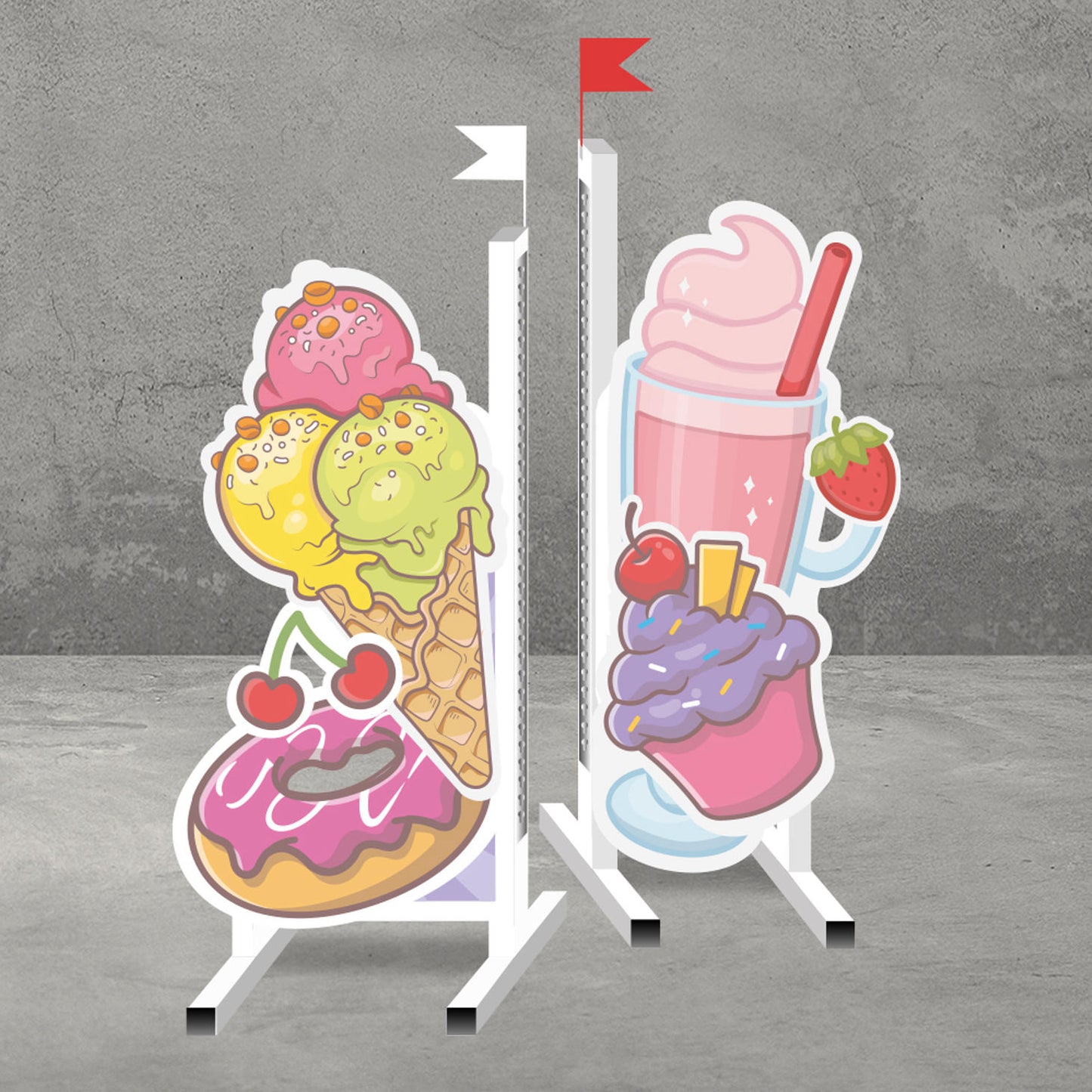 Ice Cream Show Jump Stands (2)