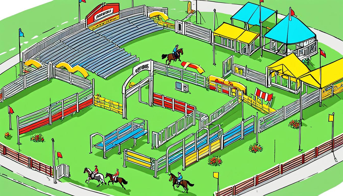 horse arena to setup parkours
