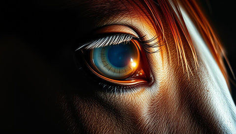 How good can horses see obstacles?