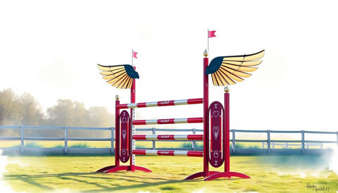 How do judges evaluate a horse's style and quality of jump?