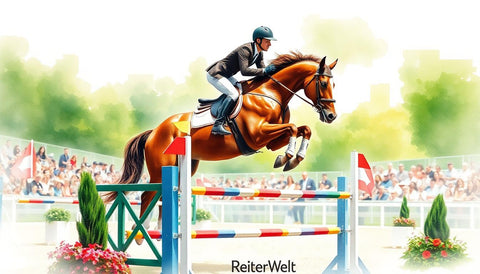 What is a clear round in show jumping?