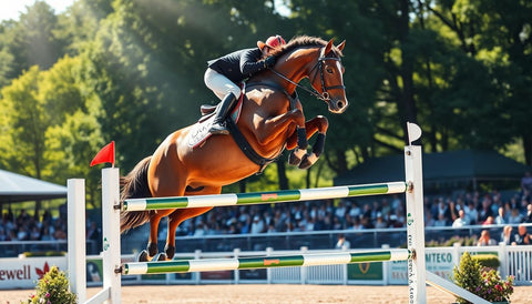 What is a vertical jump in showjumping?