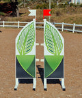 Leaf Show Jump Stands (2) Aluminium Horse Jumps / Hindernisse