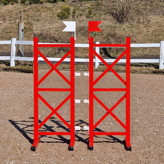 Aluminium Double Standards "Double Cross" (2) Aluminium Horse Jumps / Hindernisse