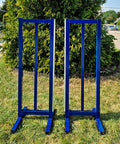 Alu Training Wings "Type B" (2) Blue Aluminium Horse Jumps / Hindernisse