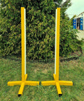 Aluminium Single Standards (2) Yellow Aluminium Horse Jumps / Hindernisse