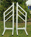Alu Training Wings "Type A" (2) White Aluminium Horse Jumps / Hindernisse