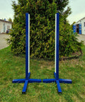 Aluminium Single Standards (2) Blue Aluminium Horse Jumps / Hindernisse