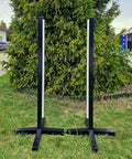 Aluminium Single Standards (2) Black Aluminium Horse Jumps / Hindernisse