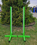 Aluminium Single Standards (2) Green Aluminium Horse Jumps / Hindernisse