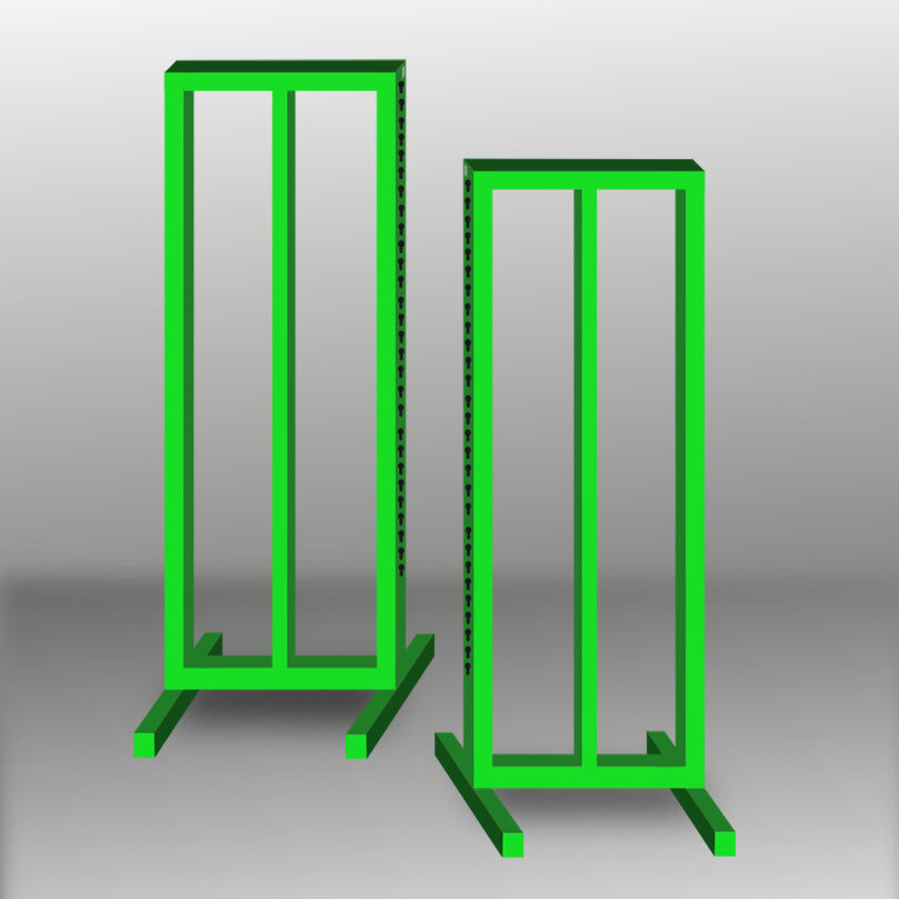 Alu Light Line "Vertical" (2) Green Aluminium Horse Jumps / Hindernisse