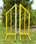Alu Training Wings "Type C" (2) Yellow Aluminium Horse Jumps / Hindernisse