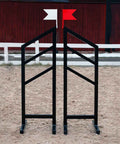Alu Training Wings "Type A" (2) Black Aluminium Horse Jumps / Hindernisse