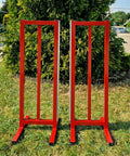 Alu Training Wings "Type B" (2) Red Aluminium Horse Jumps / Hindernisse