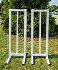 Alu Training Wings "Type B" (2) White Aluminium Horse Jumps / Hindernisse