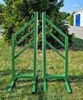 Alu Training Wings "Type A" (2) Green Aluminium Horse Jumps / Hindernisse