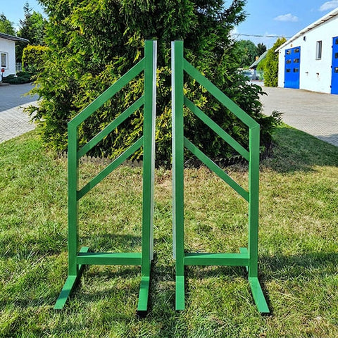 Alu Training Wings "Type A" (2) Green Aluminium Horse Jumps / Hindernisse