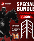 10x Alu-Wings + 4x Fillers Package - FREE DELIVERY Aluminium Horse Jumps / Hindernisse