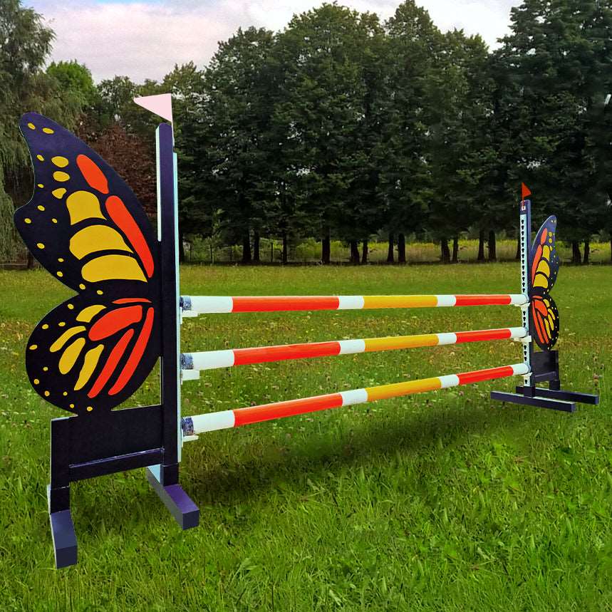 Butterfly Show Jump Set Aluminium Horse Jumps / Hindernisse