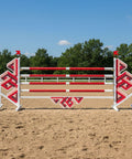 Crimson Vector Show Jump Set Plank Aluminium Horse Jumps / Hindernisse