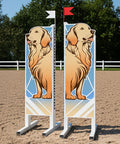 Golden Retriever Show Jump Stands (2) Aluminium Horse Jumps / Hindernisse