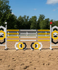 Hexagons Show Jump Set Yellow Aluminium Horse Jumps / Hindernisse