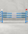 Light Training Set 1 Blue Aluminium Horse Jumps / Hindernisse