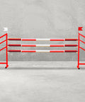 Light Training Set 1 Red Aluminium Horse Jumps / Hindernisse