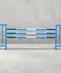 Light Training Set 2 Blue Aluminium Horse Jumps / Hindernisse