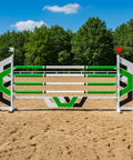 Light Hexagons Show Jump Set Green Aluminium Horse Jumps / Hindernisse