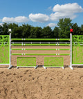 Leaf Rays Show Jump Set Green Aluminium Horse Jumps / Hindernisse