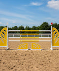 Modern Onyx Show Jump Set Yellow Aluminium Horse Jumps / Hindernisse