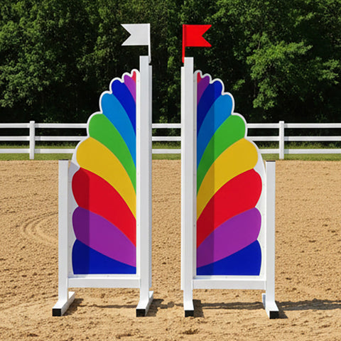 Rainbow Show Jump Stands (2)