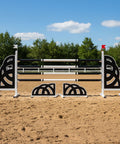 Obsidian Flow Show Jump Set Black Aluminium Horse Jumps / Hindernisse