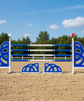 Obsidian Flow Show Jump Set Blue Aluminium Horse Jumps / Hindernisse