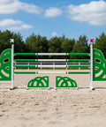 Obsidian Flow Show Jump Set Green Aluminium Horse Jumps / Hindernisse