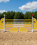 Obsidian Flow Show Jump Set Yellow Aluminium Horse Jumps / Hindernisse