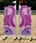 Unicorn Show Jump Stands (2) Aluminium Horse Jumps / Hindernisse