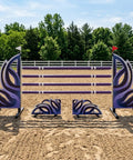 Violet Vortex Show Jump Set Filler Aluminium Horse Jumps / Hindernisse