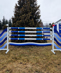 Wave Show Jump Set 1 Aluminium Horse Jumps / Hindernisse