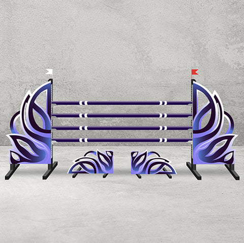 Violet Vortex Show Jump Set