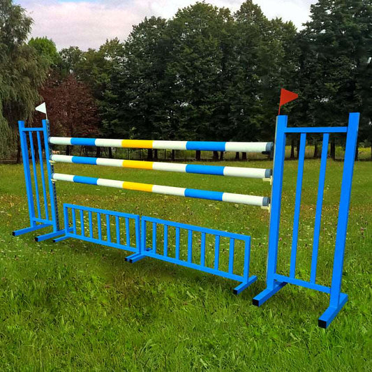 Training Jump Set TS_206 Blue Aluminium Horse Jumps / Hindernisse