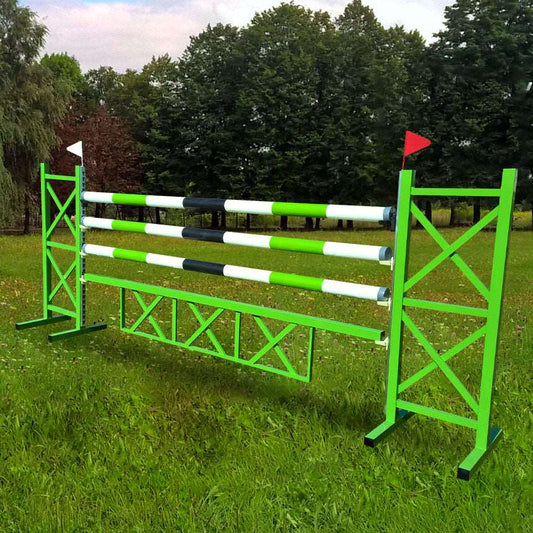 Training Jump Set TS_203 Green Aluminium Horse Jumps / Hindernisse