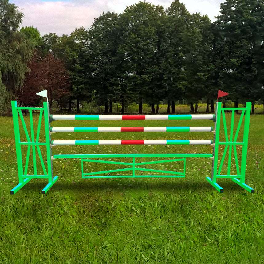 Training Jump Set TS_215 Green Aluminium Horse Jumps / Hindernisse
