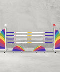 Rainbow Show Jump Set 1 Aluminium Horse Jumps / Hindernisse