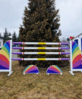 Rainbow Show Jump Set 1 Aluminium Horse Jumps / Hindernisse