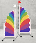 Rainbow Show Jump Stands (2) Aluminium Horse Jumps / Hindernisse